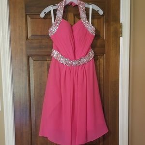 Halter top special occasion dress